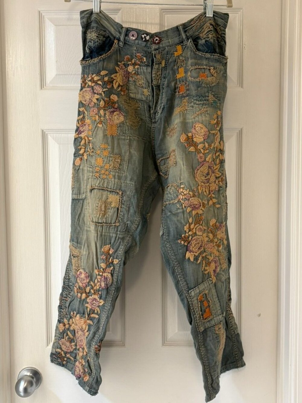 NEW Magnolia Pearl Rosarian Miner Denims, Washed Indigo OS - Picture 4 of 16